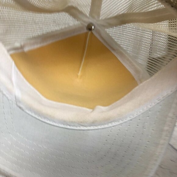 Vintage Trucker Hat Cap Snapback White Knut's Welding Ltd. Stettler Welder Mesh - Picture 8 of 8